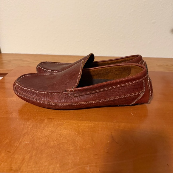 Men’s Duluth Trading Co Leather Loafers / Driving Moccasins - Bison - Picture 6 of 7